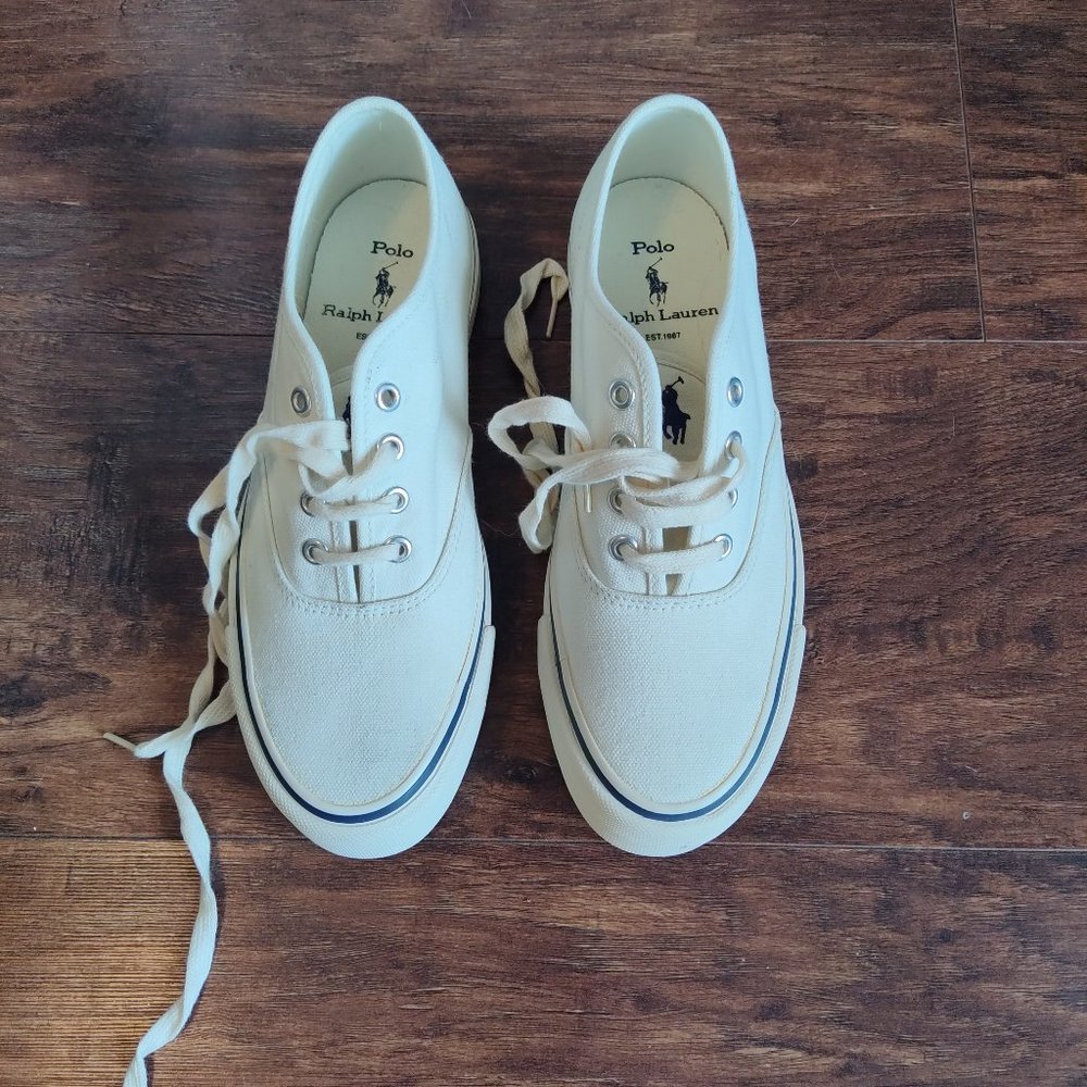 Vintage Polo Ralph Lauren Canvas Shoes